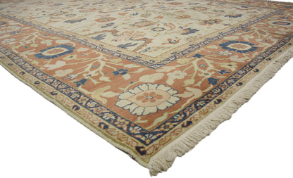 10 x 13 Vintage Persian Mahal Rug 77114