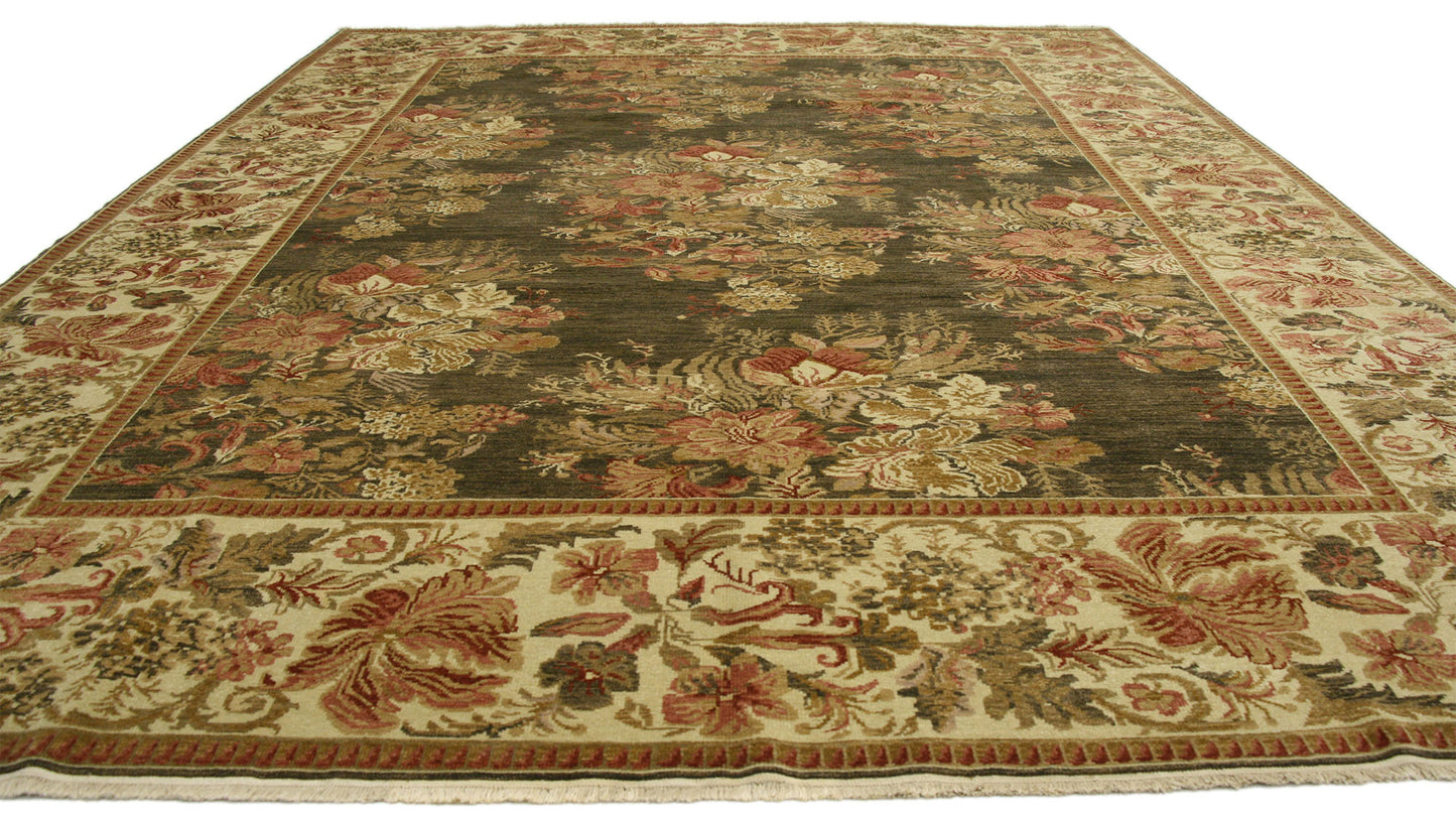 9 x 12 Vintage Turkish Bessarabian Rug 77118