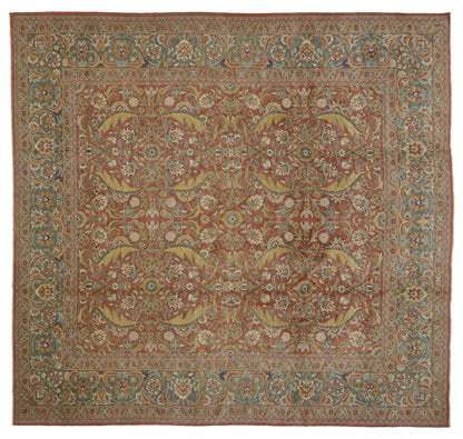 12 x 13 Vintage Turkish Oushak Rug 77120