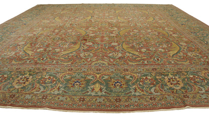 12 x 13 Vintage Turkish Oushak Rug 77120