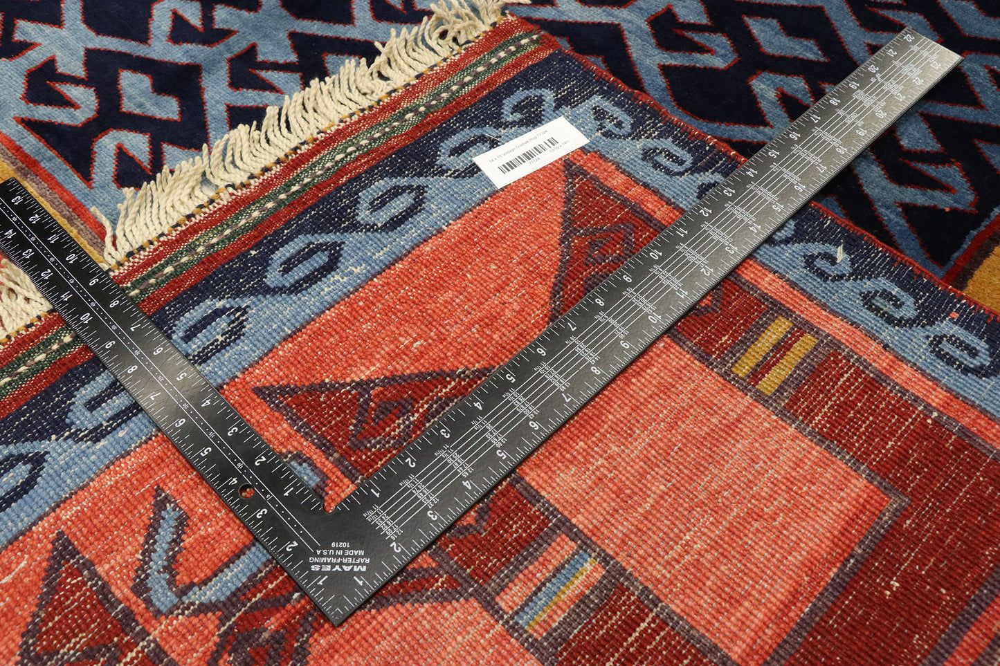 14 x 15 Vintage Turkish Oushak Rug 77124