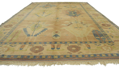 9 x 13 Vintage Oushak Rug 77125