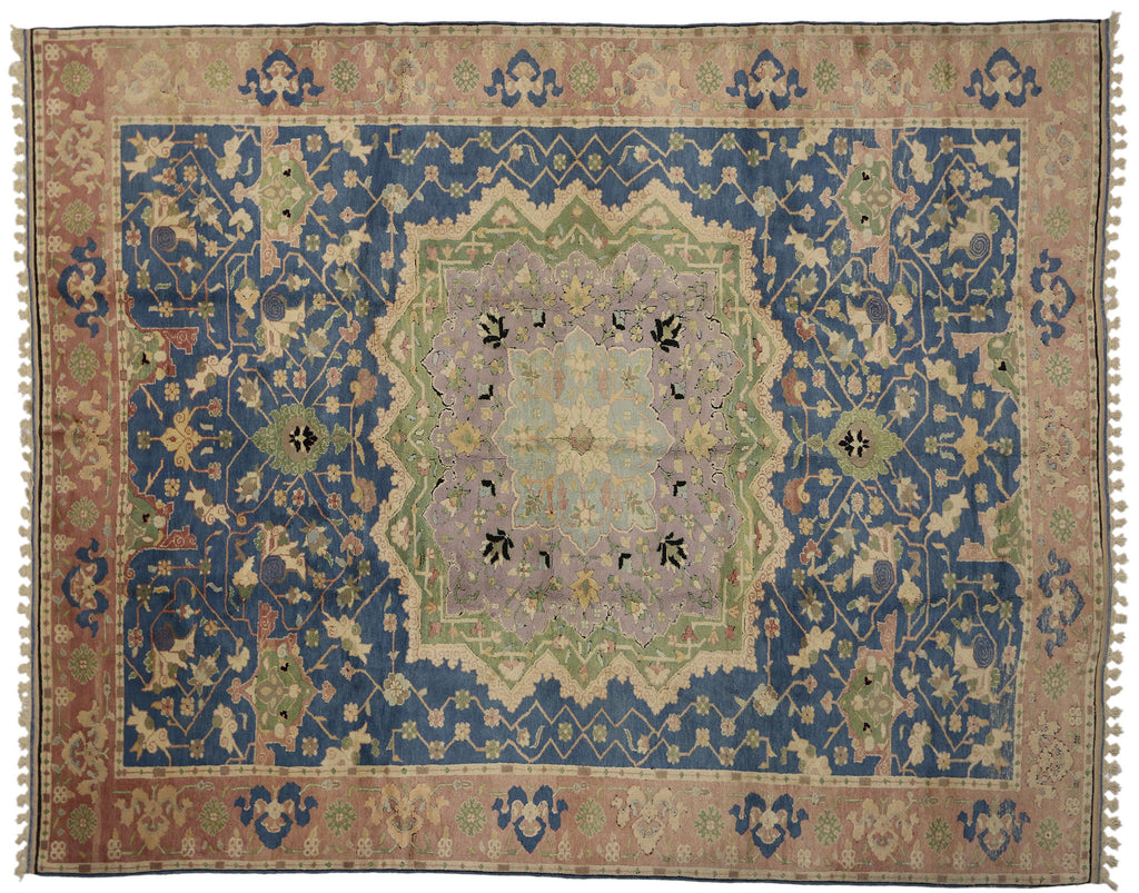 11 x 13 Vintage Turkish Oushak Rug 77126