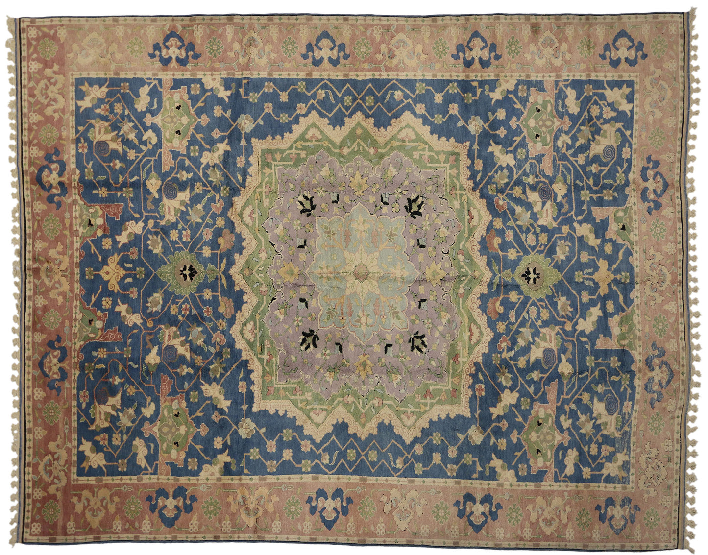 11 x 13 Vintage Turkish Oushak Rug 77126