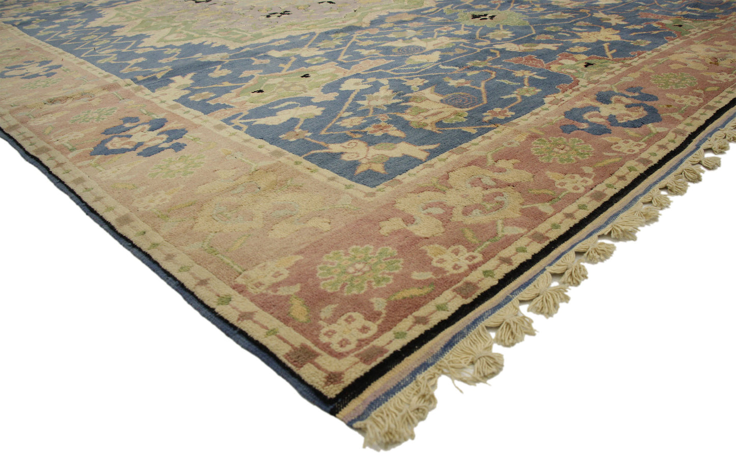 11 x 13 Vintage Turkish Oushak Rug 77126