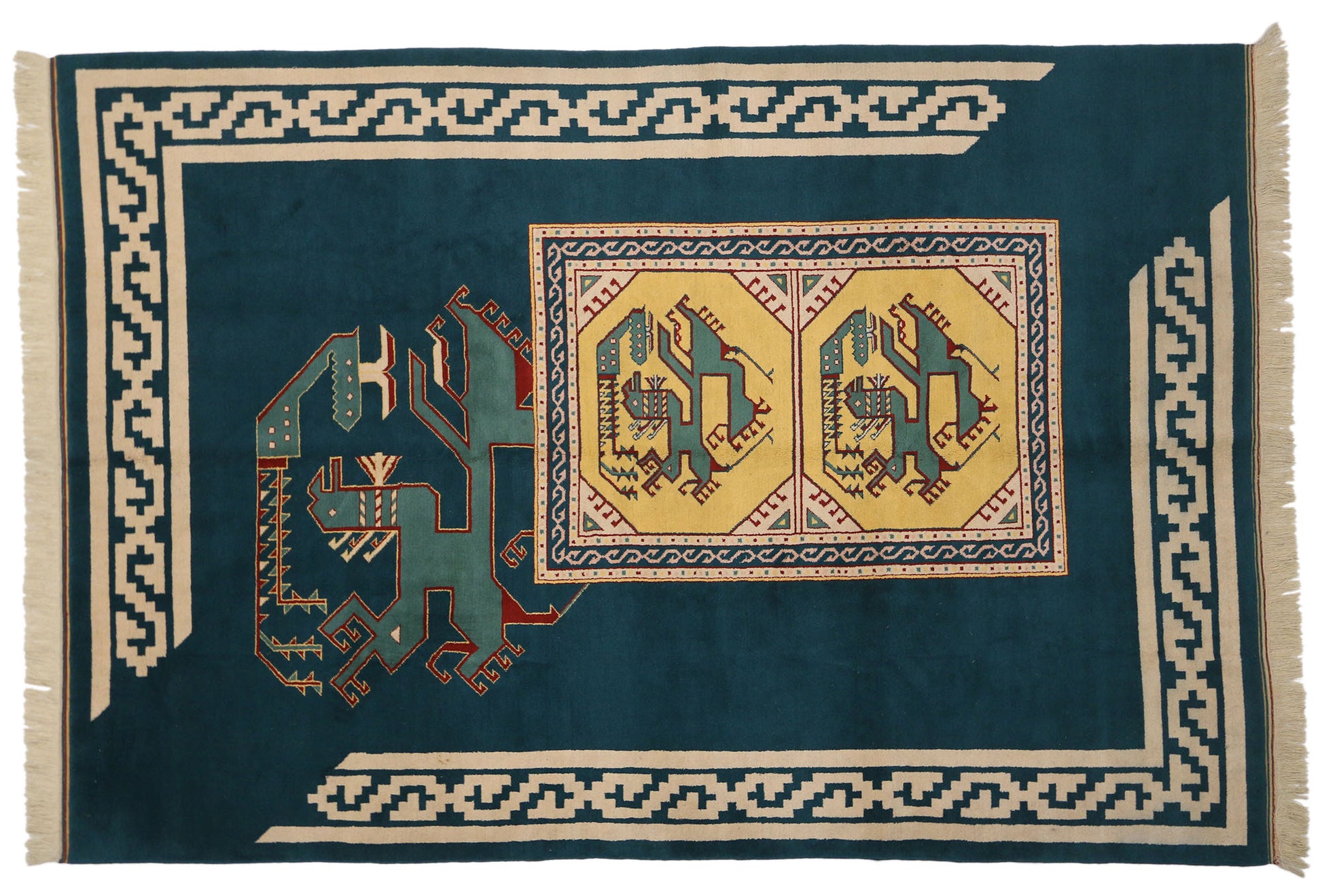 8 x 12 Vintage Oushak Rug 77128