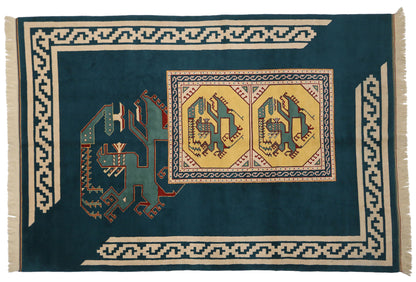 8 x 12 Vintage Oushak Rug 77128