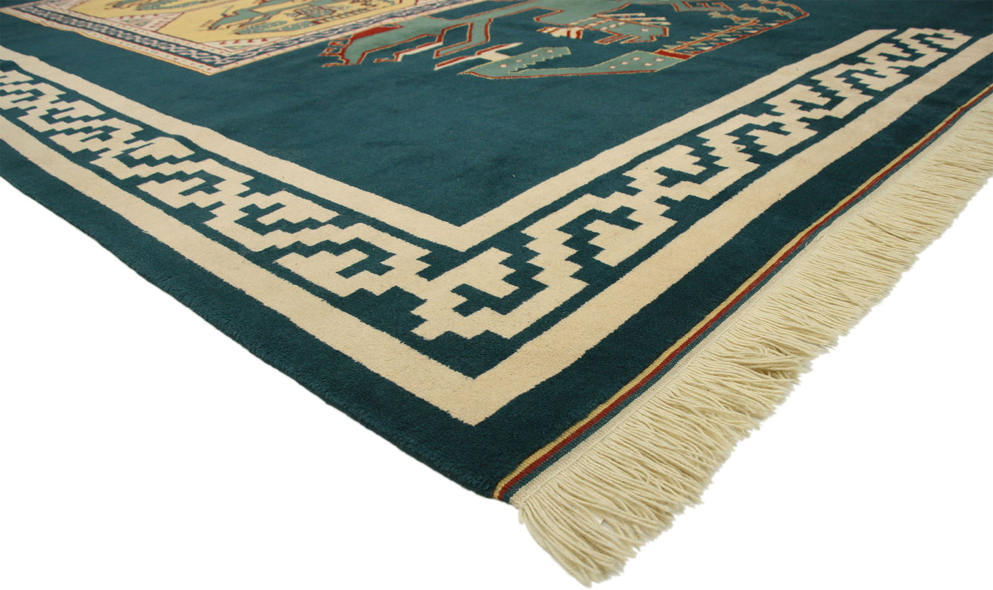 8 x 12 Vintage Oushak Rug 77128