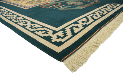 8 x 12 Vintage Oushak Rug 77128