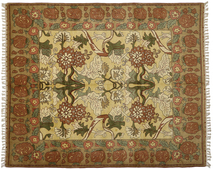 10 x 12 Vintage Oushak Rug 77129