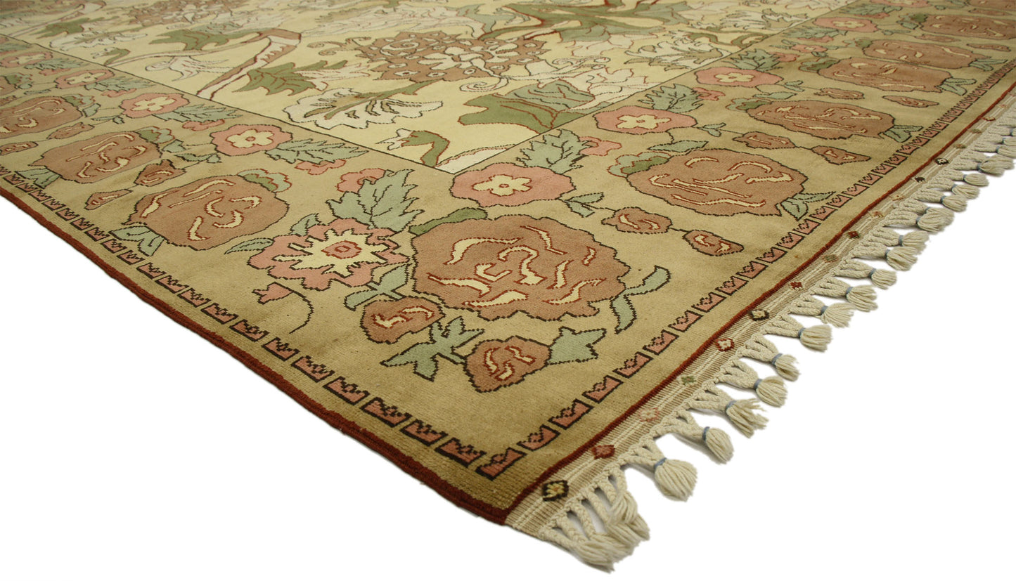 10 x 12 Vintage Oushak Rug 77129