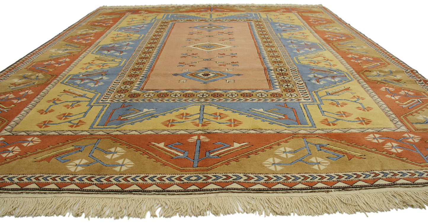 10 x 13 Vintage Oushak Rug 77132