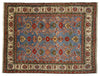 9 x 12 Vintage Turkish Oushak Rug 77134