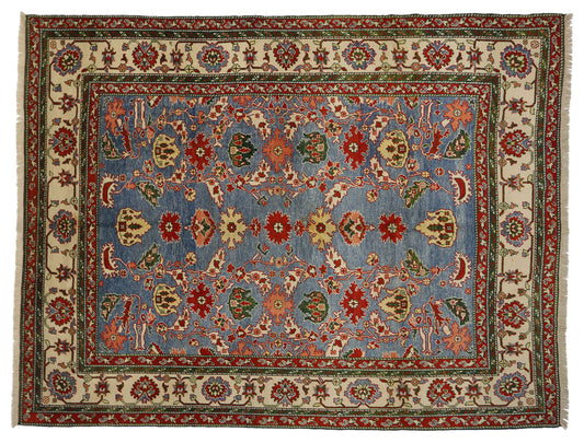 9 x 12 Vintage Turkish Oushak Rug 77134