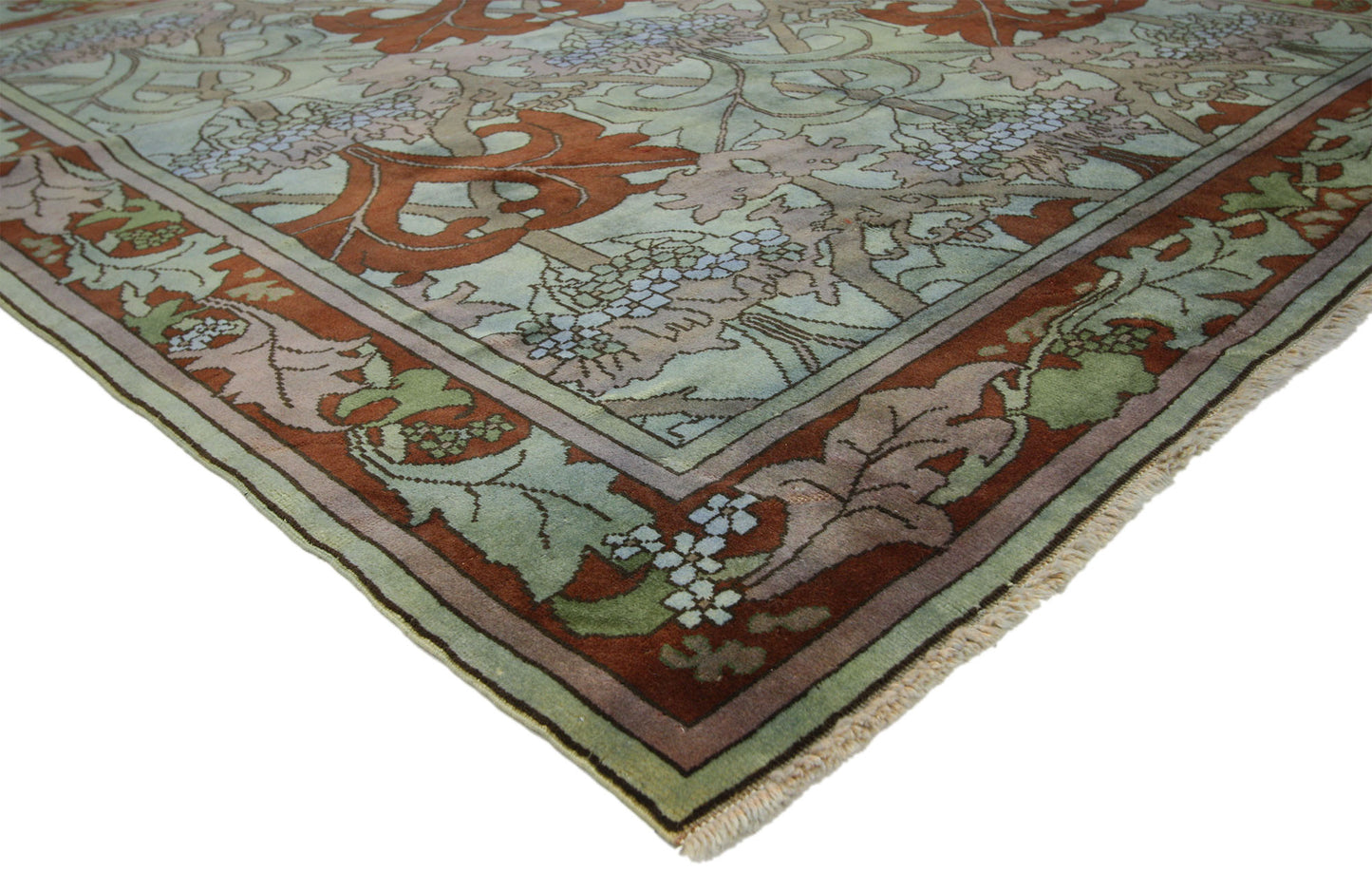 7 x 7 Vintage Turkish Oushak Rug 77135
