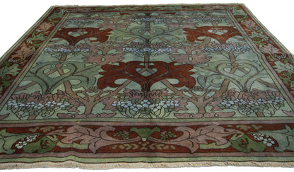7 x 7 Vintage Turkish Oushak Rug 77135