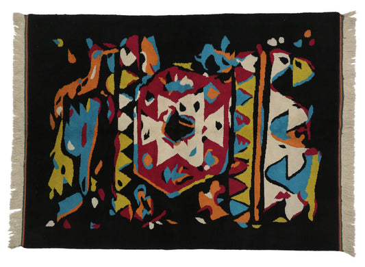 6 x 7 Vintage Oushak Rug 77136