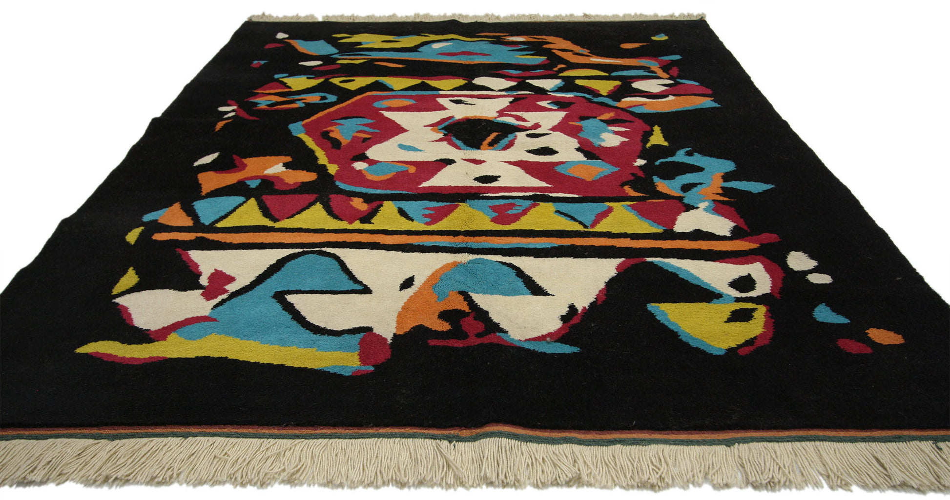6 x 7 Vintage Oushak Rug 77136