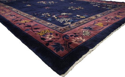 10 x 15 Antique Chinese Mandarin Rug 77139