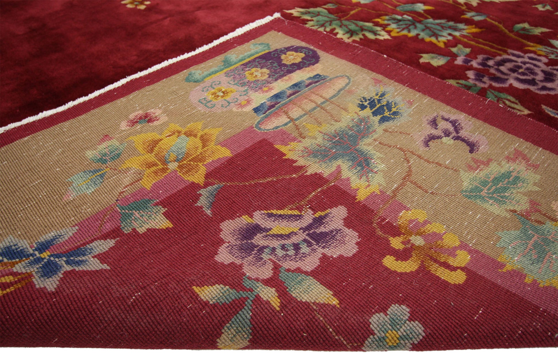 9 x 11 Antique Art Deco Rug 77147