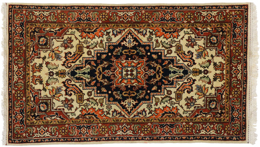 3 x 5 Vintage Romanian Rug 77148