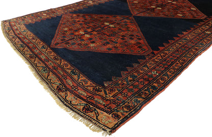 4 x 16 Antique Persian Kurdish Rug 77151
