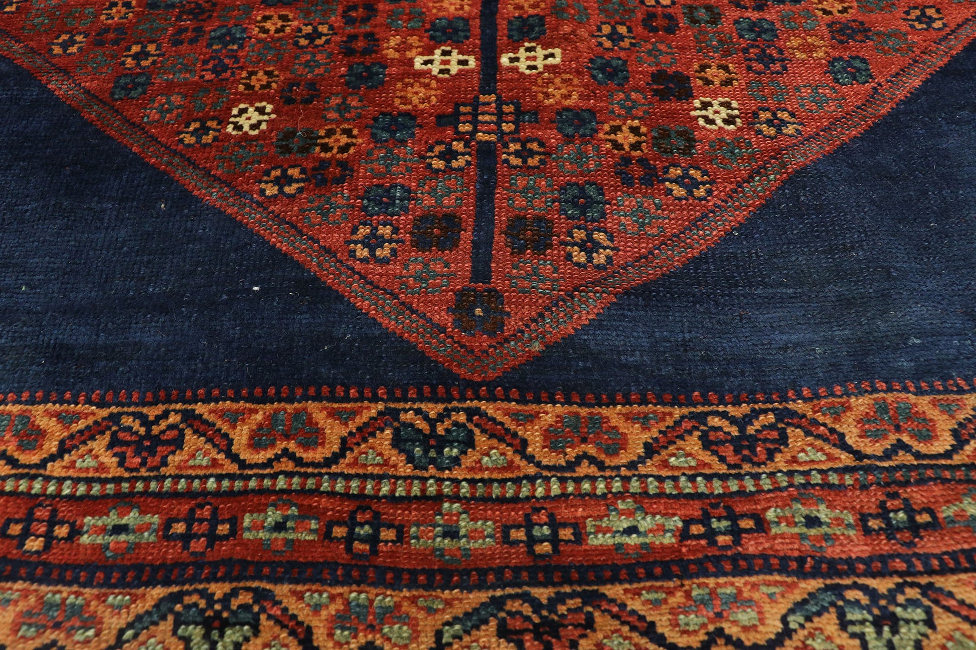4 x 16 Antique Persian Kurdish Rug 77151