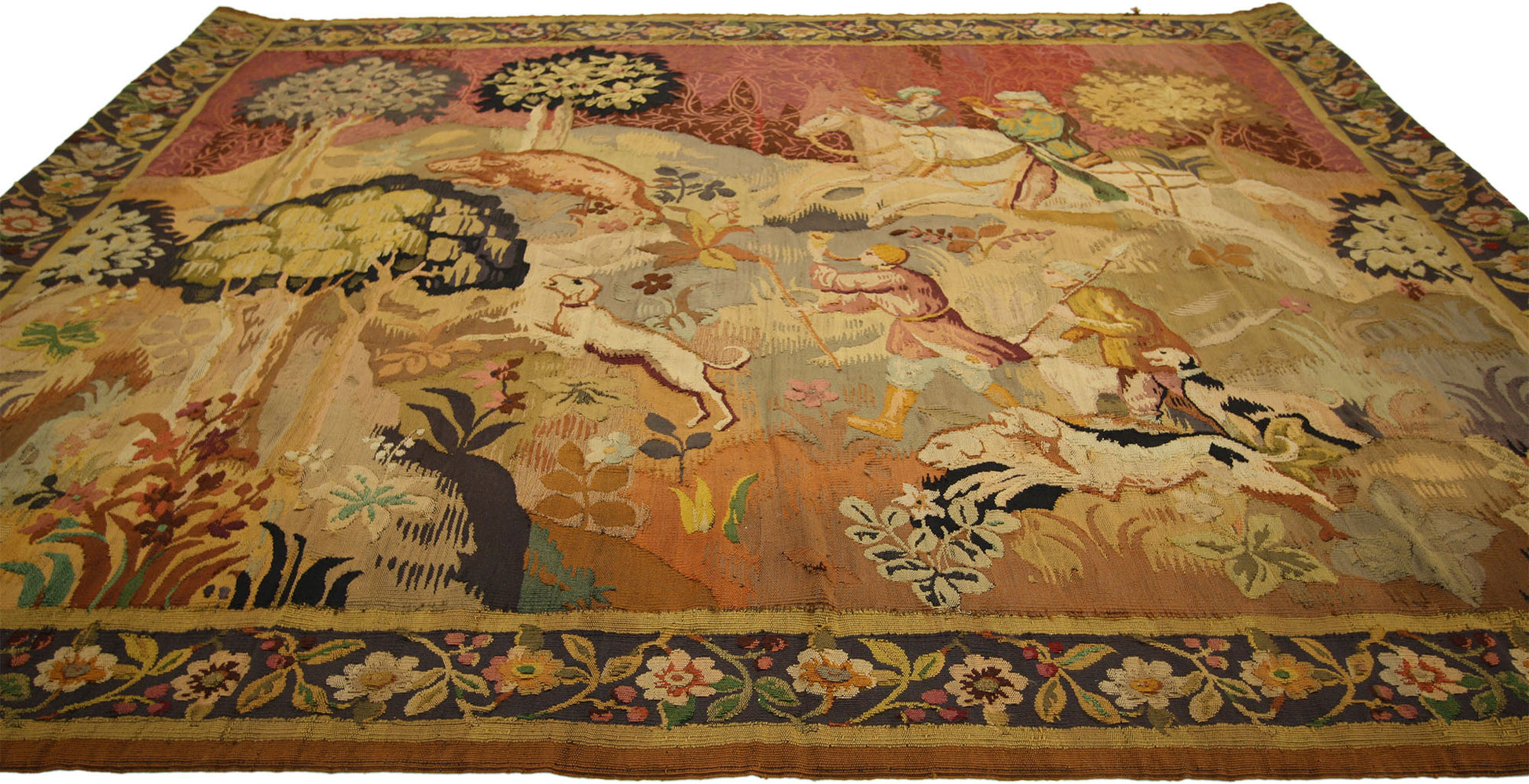 7 x 8 Antique Tapestry 77152
