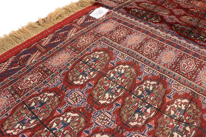 4 x 6 Vintage Turkmenistan Tekke Rug 77157