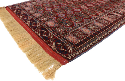 4 x 6 Vintage Turkmenistan Tekke Rug 77157