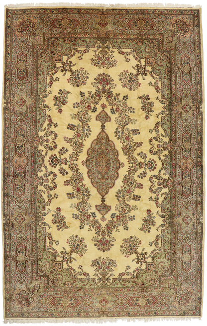 12 x 18 Antique Persian Kerman Rug 77168