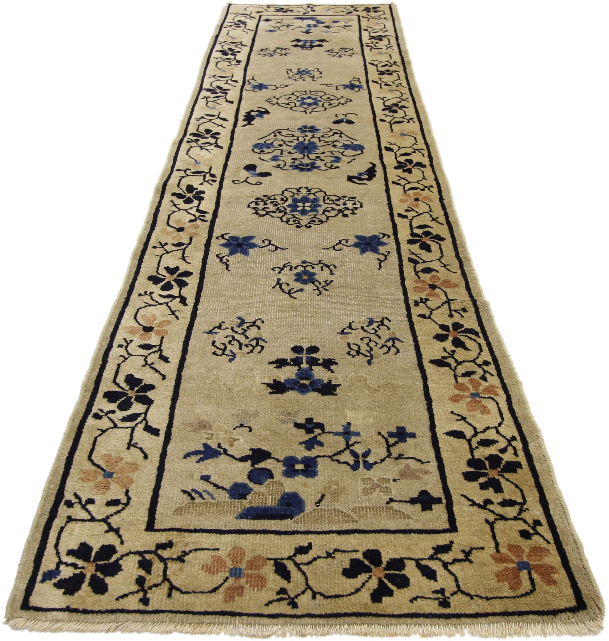 2 x 9 Antique Chinese Peking Runner 77173