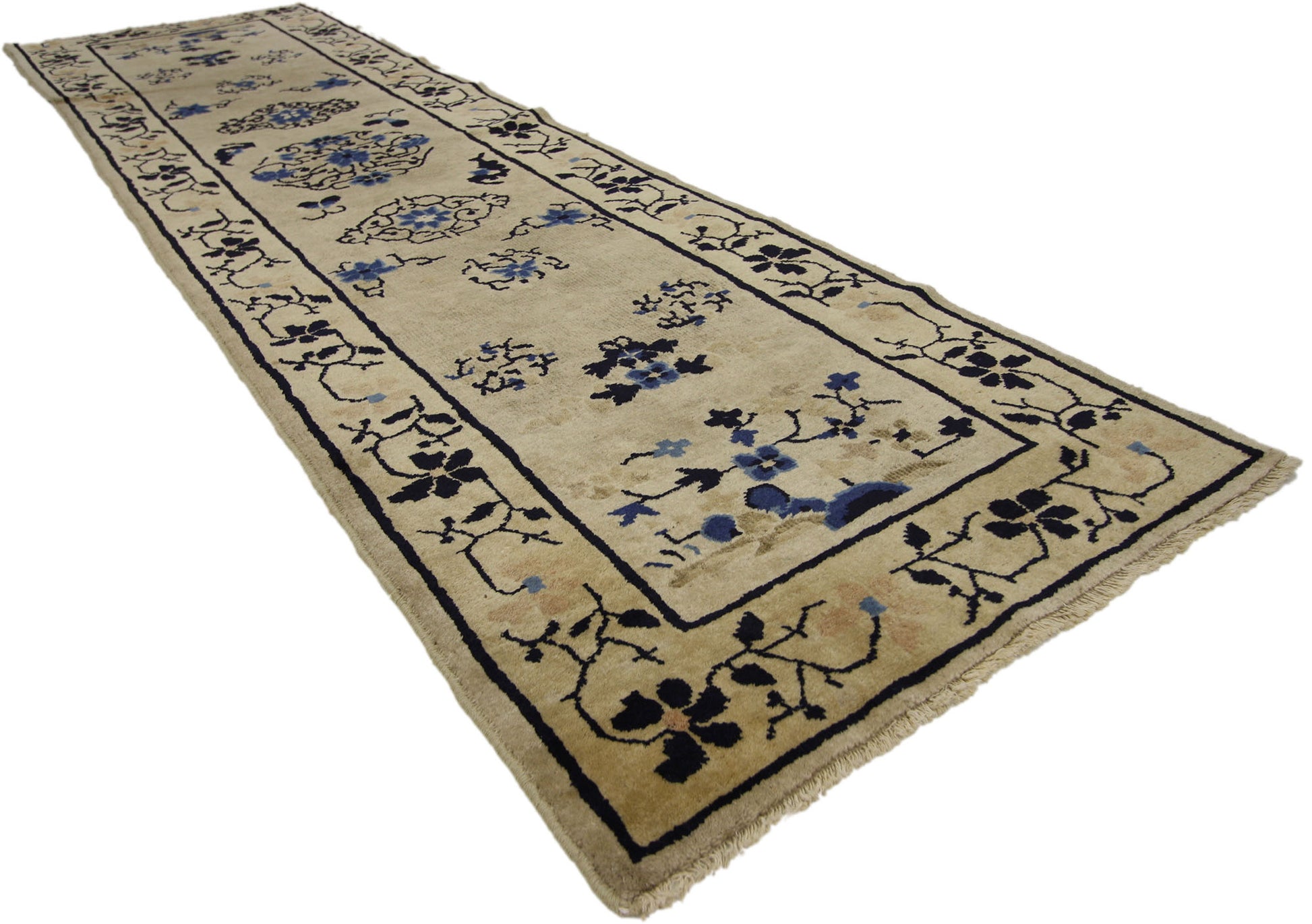 2 x 9 Antique Chinese Peking Runner 77173