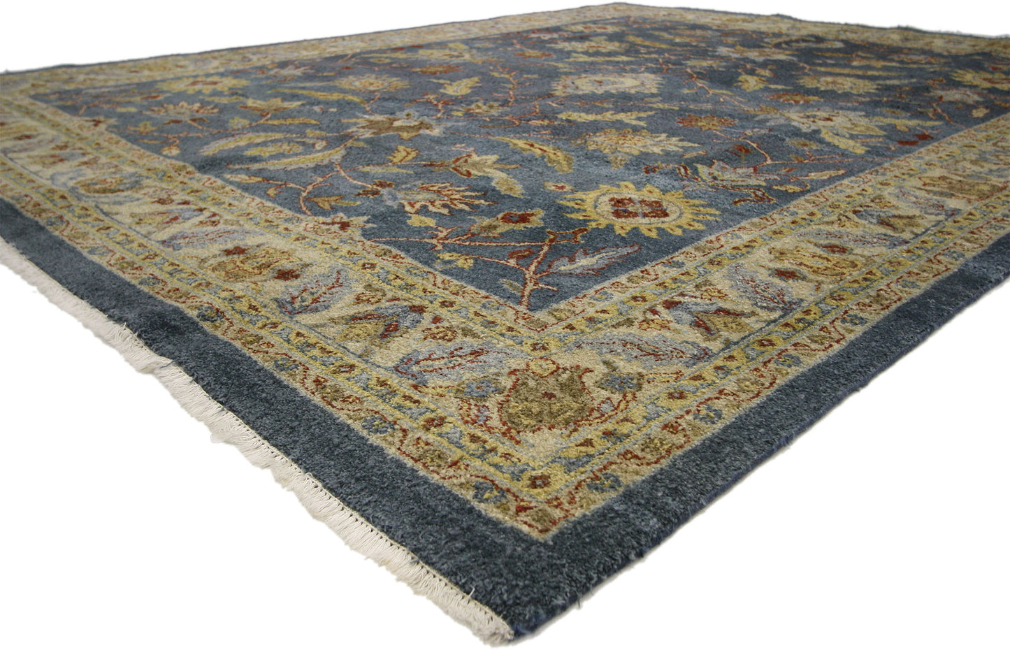 8 x 10 Vintage Indian Rug 77180