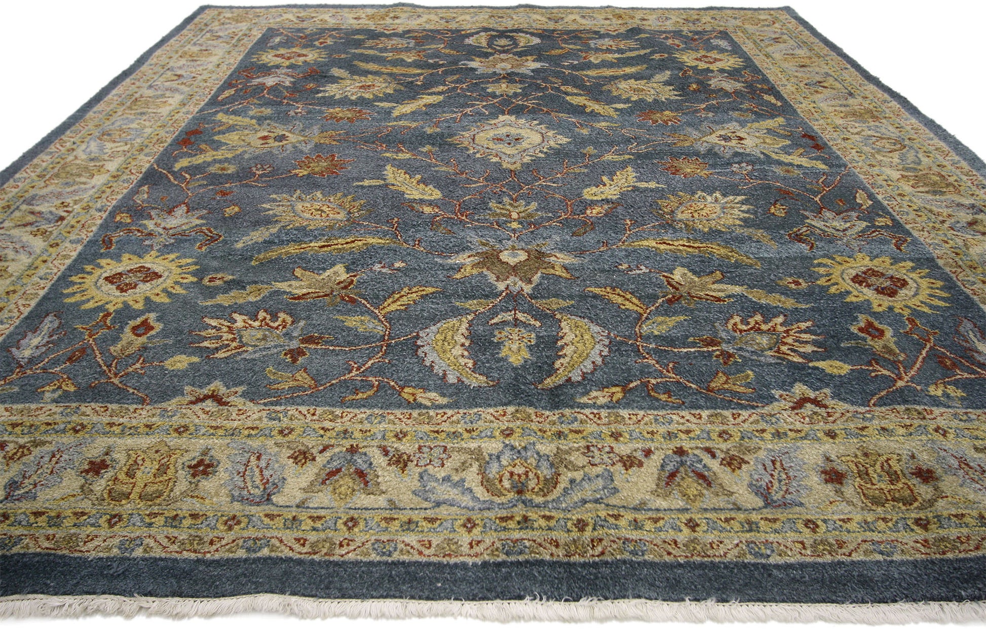 8 x 10 Vintage Indian Rug 77180