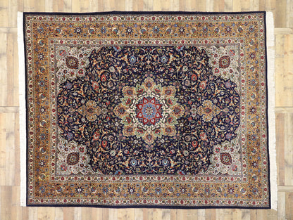 10 x 12 Vintage Persian Tabriz Rug 77188