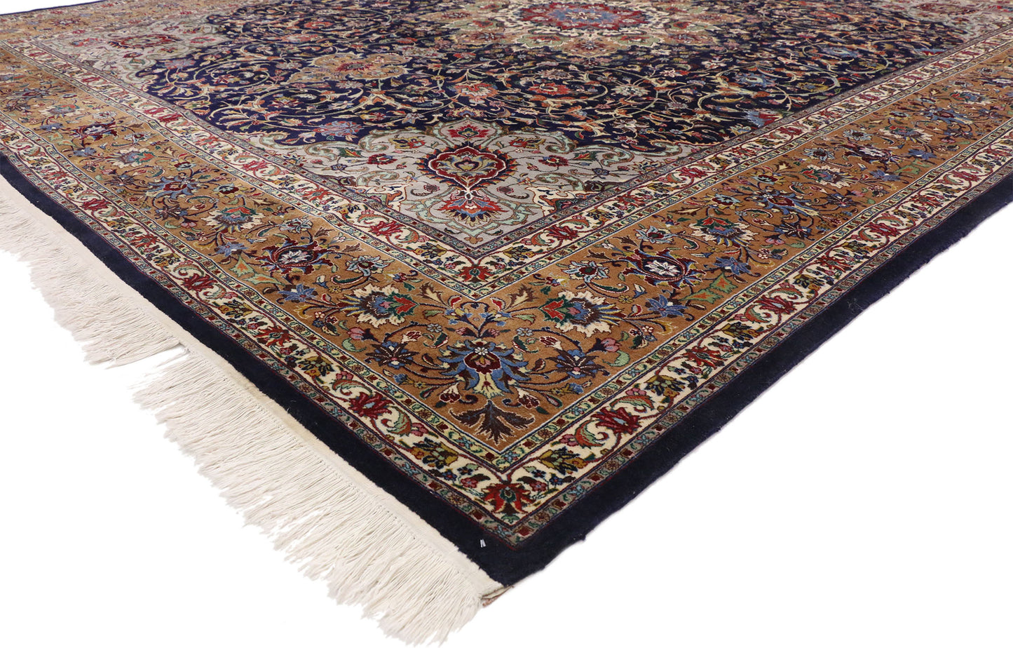 10 x 12 Vintage Persian Tabriz Rug 77188