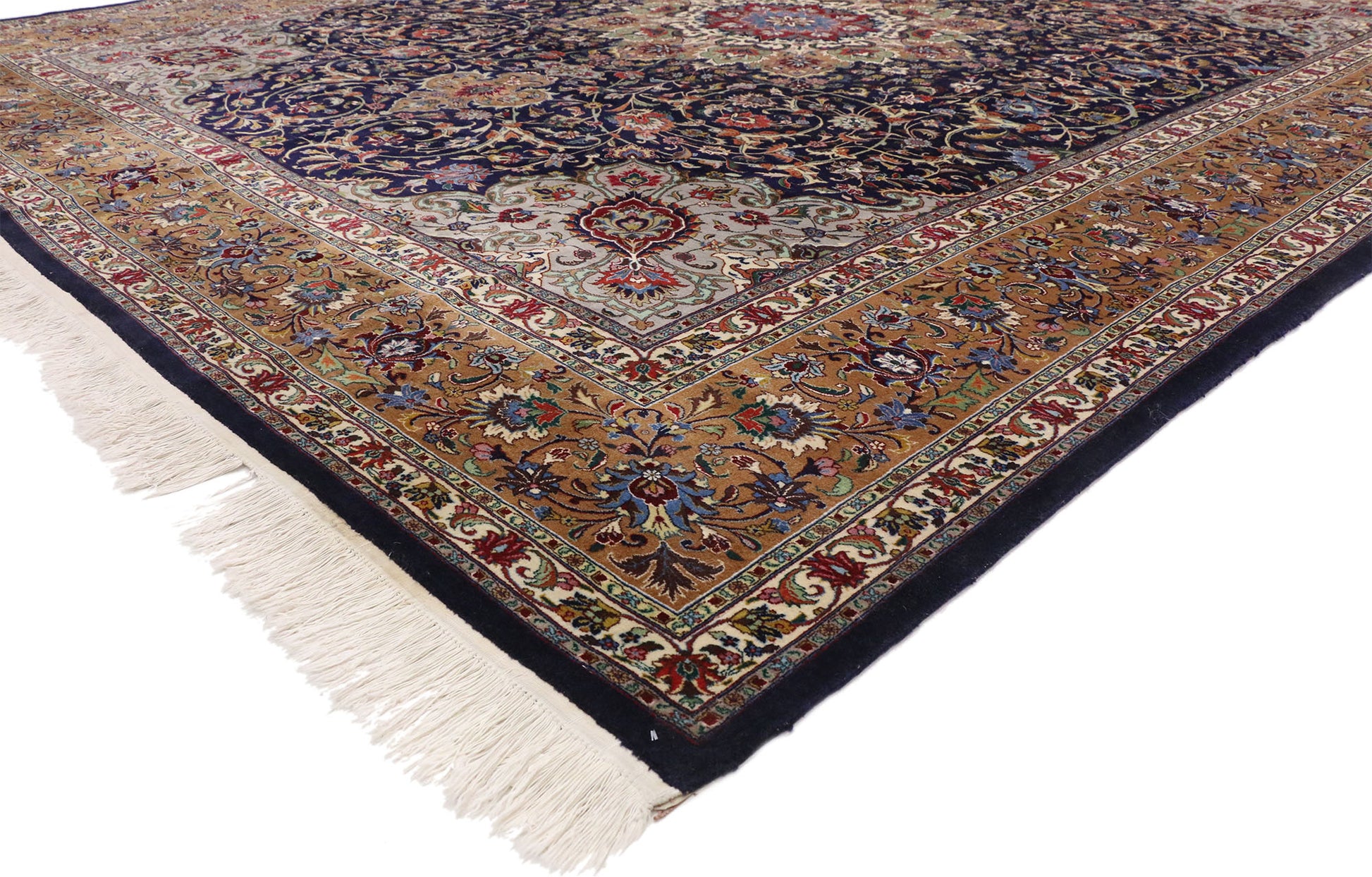 10 x 12 Vintage Persian Tabriz Rug 77188