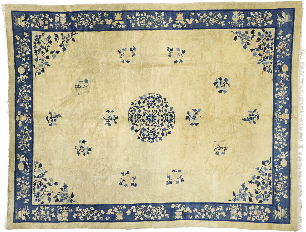 9 x 11 Antique Chinese Peking Rug 77191