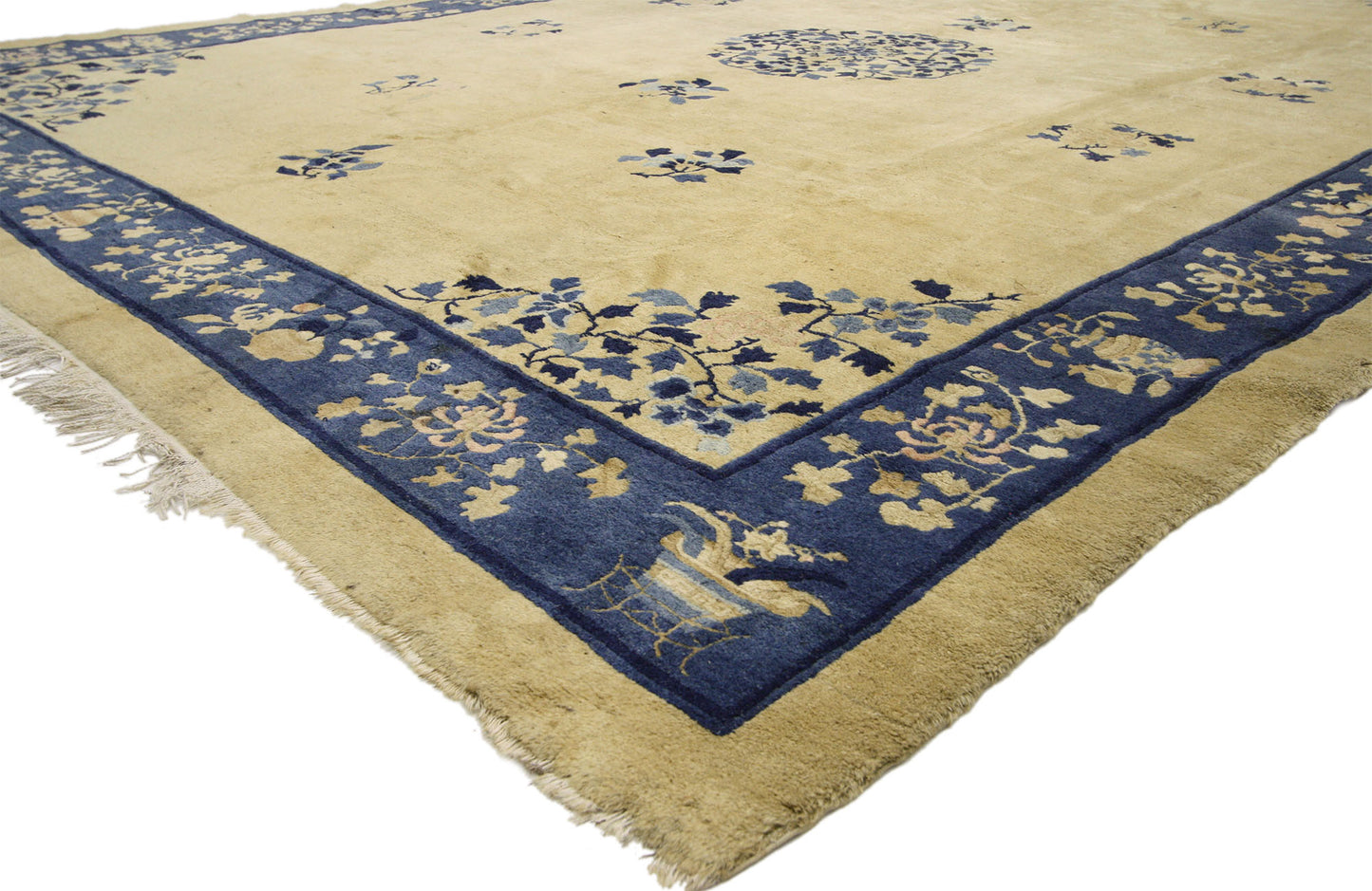 9 x 11 Antique Chinese Peking Rug 77191
