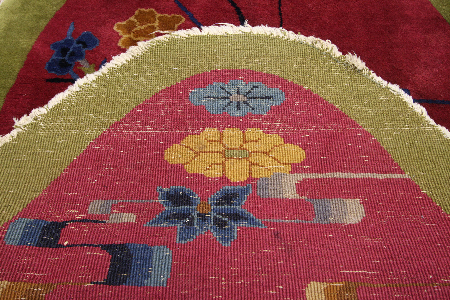 3 x 5 Antique Chinese Art Deco Rug 77195