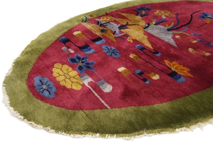 3 x 5 Antique Chinese Art Deco Rug 77195