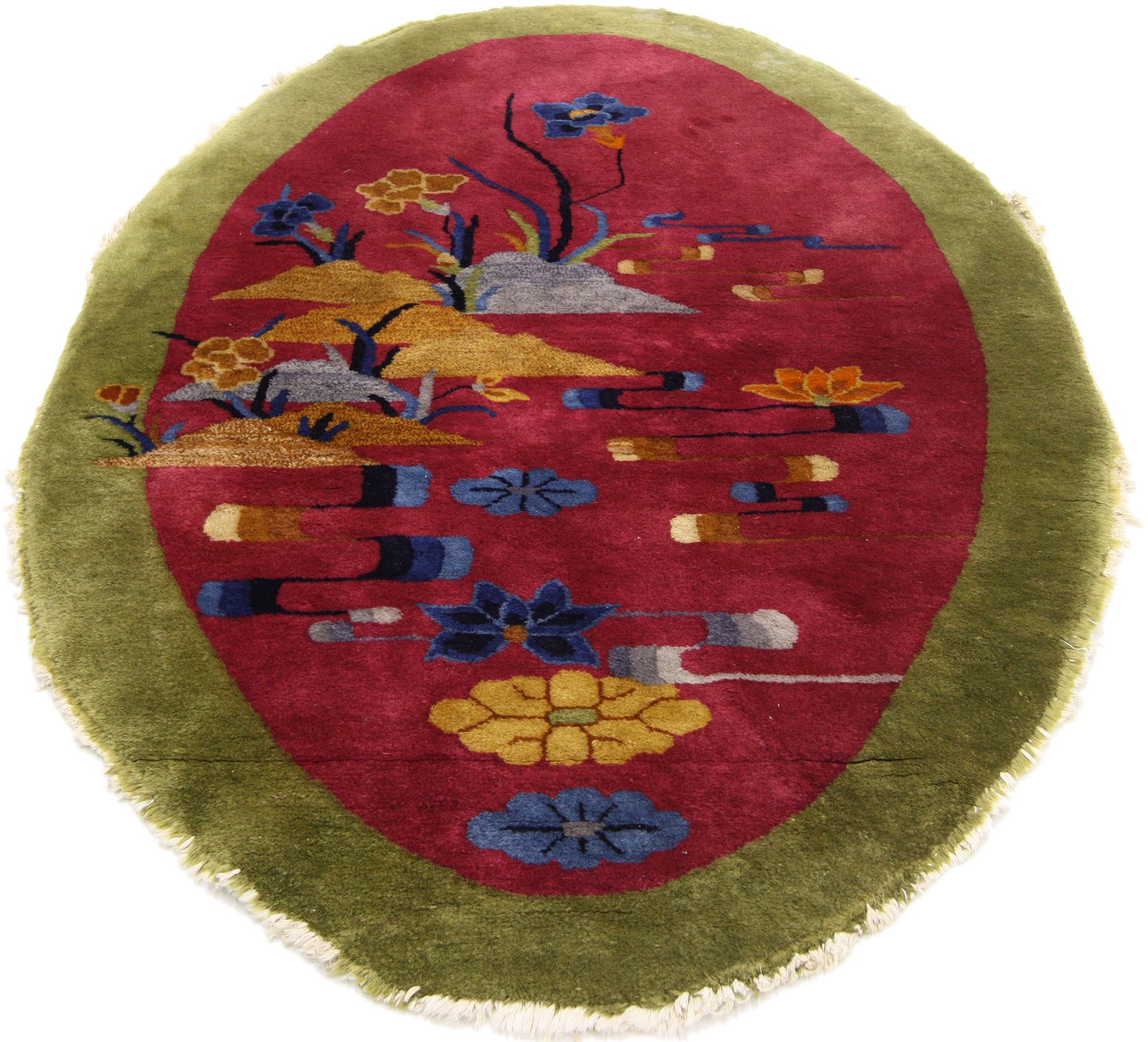 3 x 5 Antique Chinese Art Deco Rug 77195