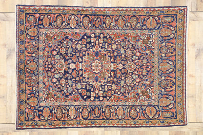 4 x 6 Vintage Persian Mahal Rug 77200