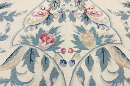 9 x 11 Vintage Needlepoint Rug 77204