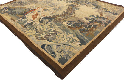 4 x 5 Antique Flemish Mythological Tapestry 77209