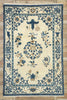 6 x 9 Vintage Chinese Peking Indian Rug 77211