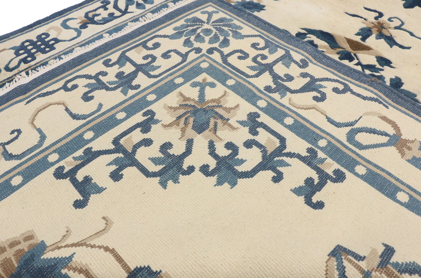 6 x 9 Vintage Chinese Peking Indian Rug 77211