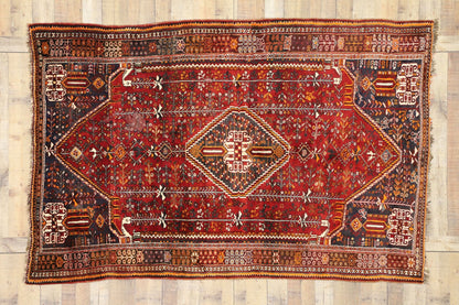 5 x 8 Antique Shiraz Rug 77212