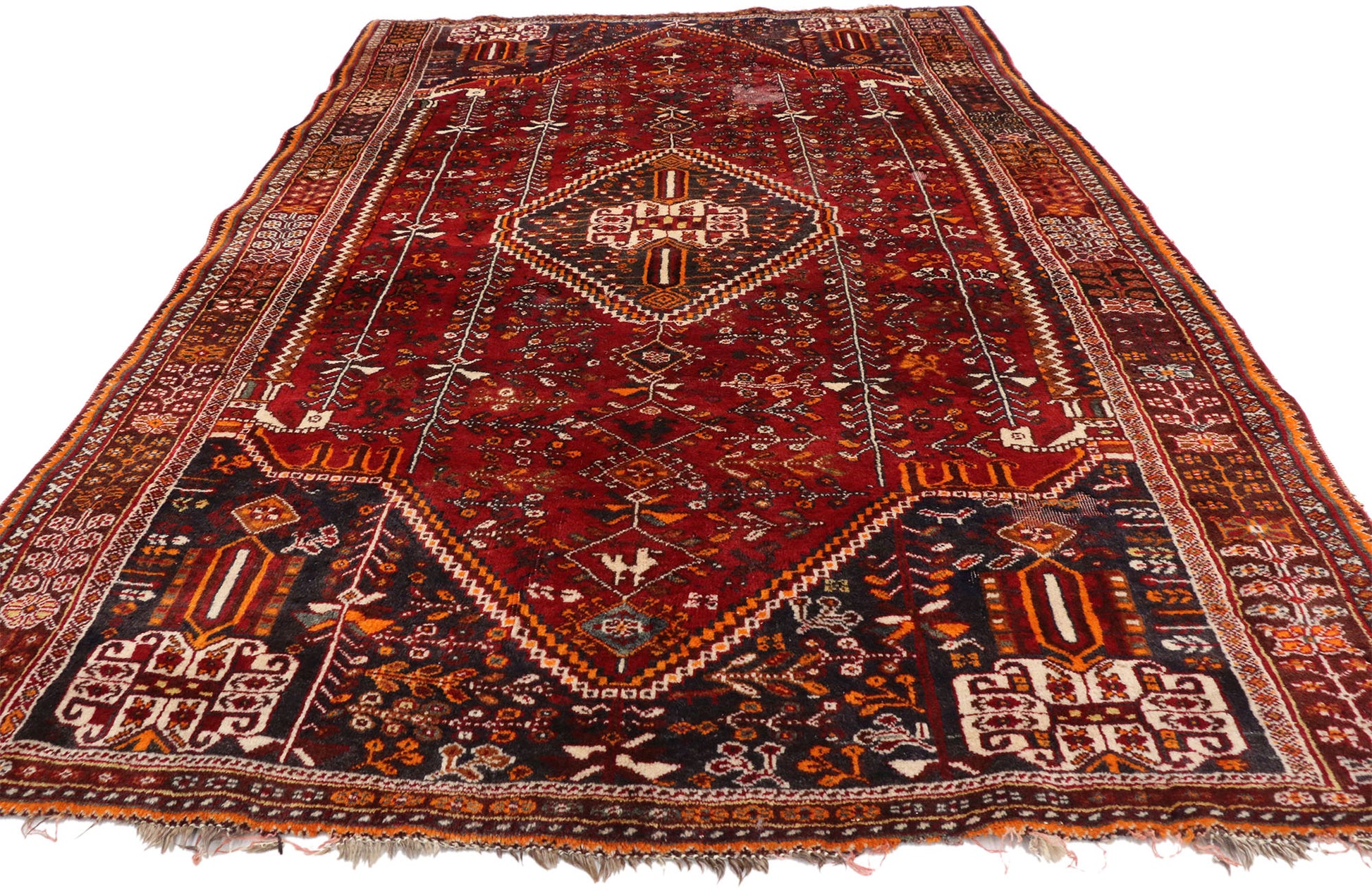 5 x 8 Antique Shiraz Rug 77212